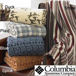 Columbia Printed Fleece Throws