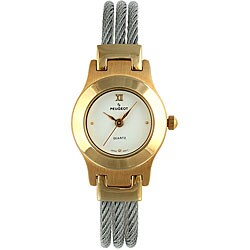 Peugeot Women's Triple-row Cable Cuff Watch