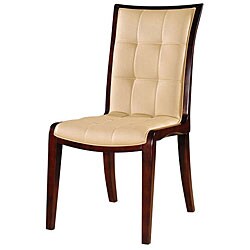 King Leather Dining Chairs (Set of 2)