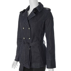 Chinese Laundry Double-breasted Belted Jacket