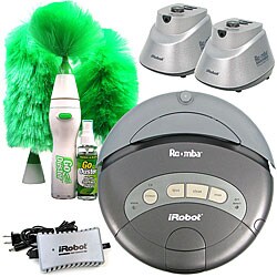 iRobot Roomba Grey Vacuum Cleaner with Duster (Refurbished)