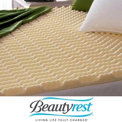 Beautyrest Convoluted Foam Mattress Topper