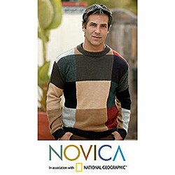 Alpaca Wool 'Longitudes and Latitudes' Sweater (Peru)
