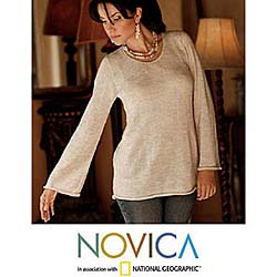 Alpaca Wool 'Charisma' Sweater (Peru)