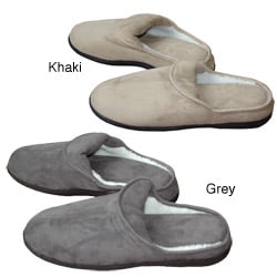 Sleep Innovations Men's Microfiber Memory Foam Slippers