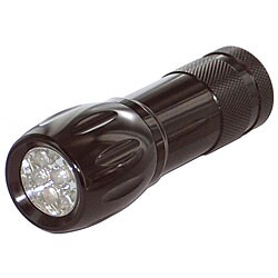 O.F. Offsider Series Black 9 LED Flashlight