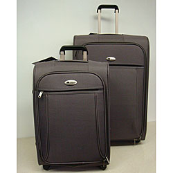 Abbyson 2-piece Grey Luggage Set