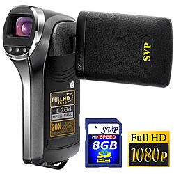 SVP T500Bk 8GB 1440x1080p HD Camcorder with 2.5-inch LCD