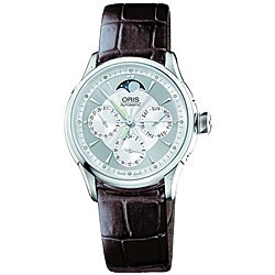 Oris Artelier Men's Small Complication Leather Watch