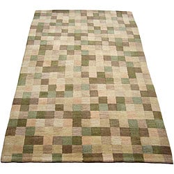 Indo Tibetan Multicolor Rug (4' x 6')