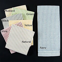 Italian Linen/ Cotton Large Stripe Towel