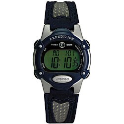 Timex Unisex EXP LCD Dial Blue Strap Watch