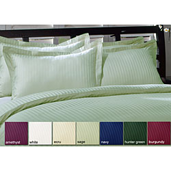 Royal Damask Striped Pillow Shams (Pack of 4)