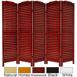 Wooden 6-foot 5-panel Venetian Room Divider (China)
