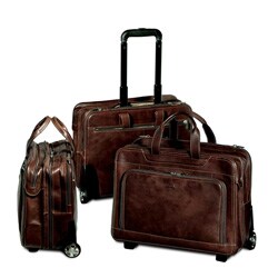 Tony Perotti Italian Leather Wheeled Briefcase