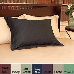 Famous Maker 300 Thread Count Dobby Design Shams (Set of 2)