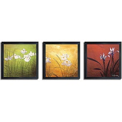 Don Li-Leger 'Karma' Framed 3-piece Art Set