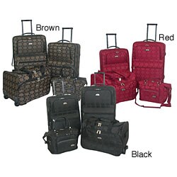 American Flyer Argyle 4-piece Luggage Collection