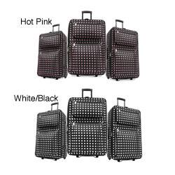Fashion Polka Dot 3-piece Luggage Set