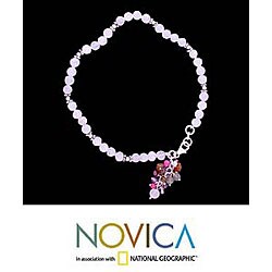 Moonstone 'Snow Goddess' Anklet (India)