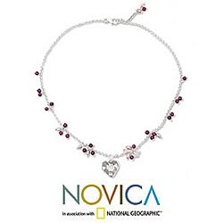 Pearl and Rose Quartz 'Promise of Love' Choker (Thailand)
