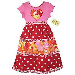 AnnLoren Girl's Boutique Valentine Heart Dress