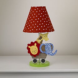 Cotton Tale Animal Tracks Decorator Lamp