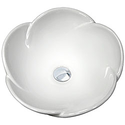 Geyser White Vitreous Porcelain Ceramic Bathroom Vessel Sink