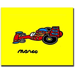 Marco 'Car' Gallery-wrapped Canvas Art