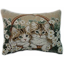 Basket of KittensTapesty Pillows (Set of 2)