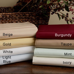 Egyptian Cotton 300 Thread Count Striped Bedskirt