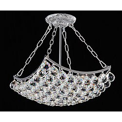 Crystal 4-light Ceiling Chandelier