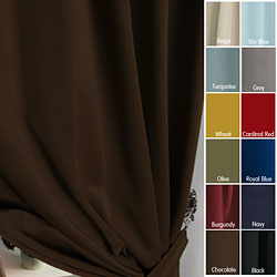 Solid Insulated Thermal 95-inch Blackout Curtains