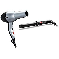 Enzo Milano Ionic Dryer/ 25 mm Curling Iron Set