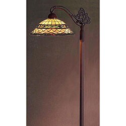 Tiffany-style Roman Bridge Floor Lamp