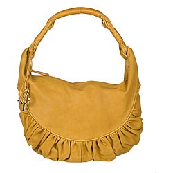 Christian Dior Yellow Gipsy Crescent Hobo Bag