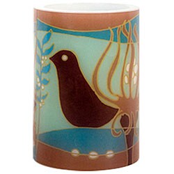 Imageglow 'Dove = Love' Lantern-style Candle