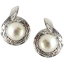 Sterling Silver Freshwater Pearl Earrings (7-7.5 mm)