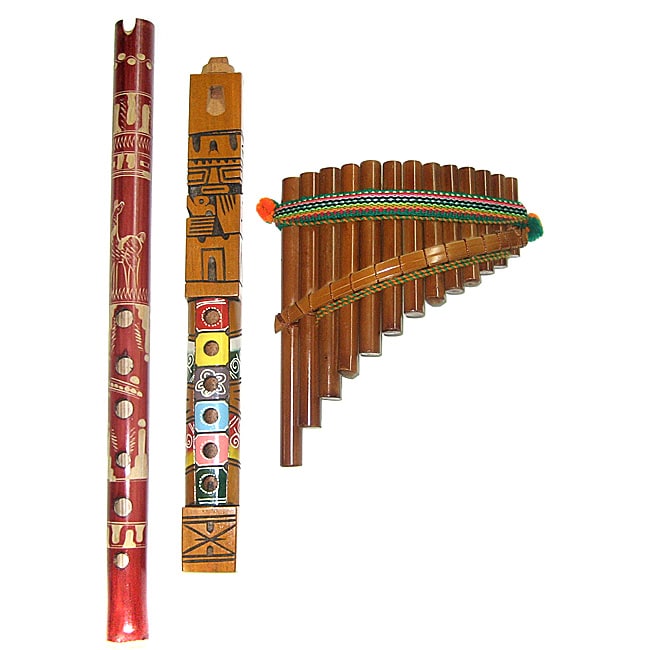 Peruvian Woodwind Flute Set (Peru) 11885411 Shopping Great Deals on Musical