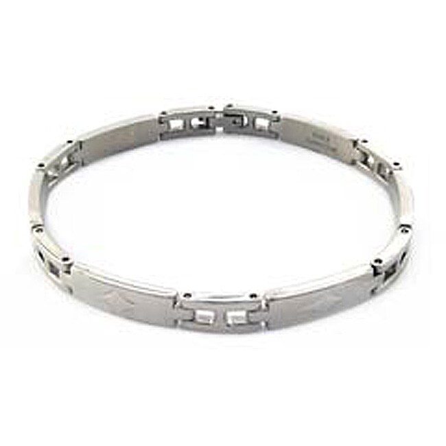 Stainless Steel Diamond Design Bracelet