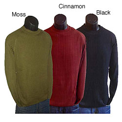 Anthology Men's Silk/ Wool Rib Sweater