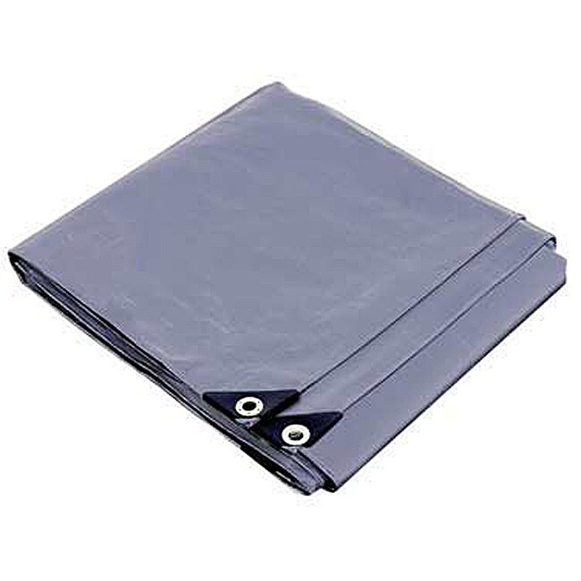 Heavy-duty Silver UV-protected Tarp ( 7.7 x 19.6 feet)