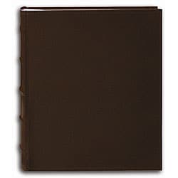Pioneer Sewn European Bonded Brown Leather Bookbound Bi-directional Memo Albums (Pack of 2)
