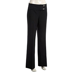 Sharagano Women's Wide Waistband Pants