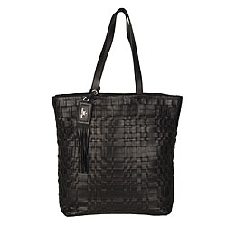 Prada Large Black Woven Nappa Leather Tote