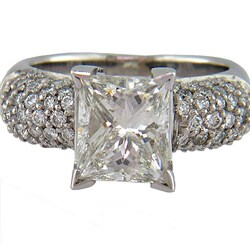 14k Gold 4 1/10ct TDW Diamond Engagement Ring (G-I, SI2) (Size 7)