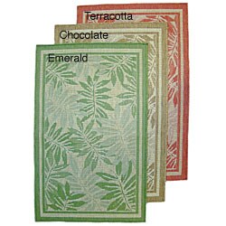 Palm Island Indoor/ Outdoor Area Rug (5'3 x 7'6)