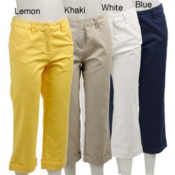 D.W. Sport Women's Stretch Twill Capris