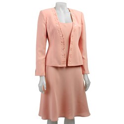 Evan Picone Women's 2-piece Crepe Jacket/ Dress Set
