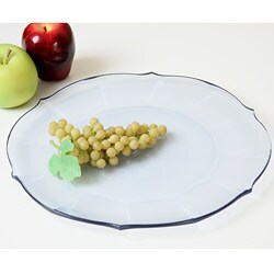 Villeroy & Boch My Garden 13-inch Blue Glass Serving Plate